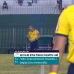 Denis Da Silva, el árbitro se orinó en el campo antes de iniciar Boavista vs Goias