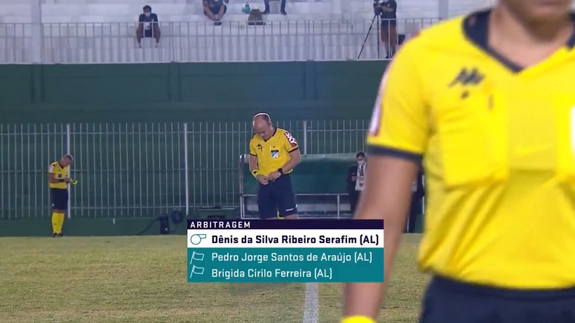 Denis Da Silva, el árbitro se orinó en el campo antes de iniciar Boavista vs Goias