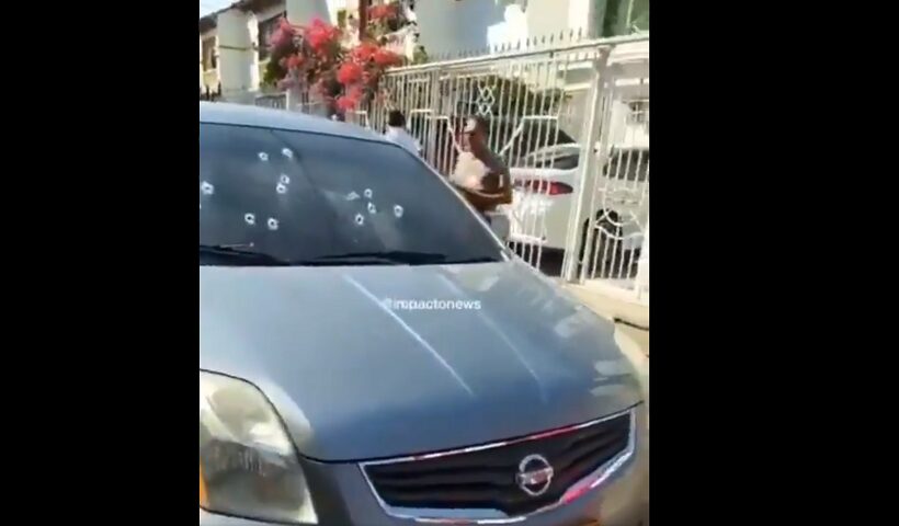 No querían dejar a nadie vivo, atentado contra auto en el barrio Villa Carolina de Barranquilla