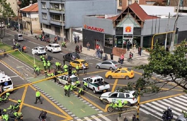 Balacera en Bogotá por caso de hurto dejó como saldo la muerte del patrullero Edwin Caro Gómez