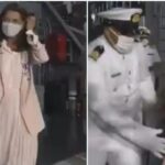 Vicepresidenta caída en buque