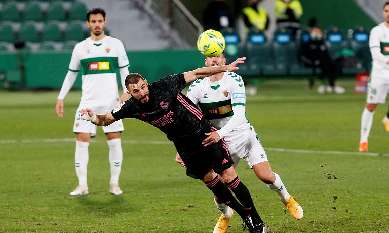 El Elche nunca ha logrado vencer al domicilio al Real Madrid