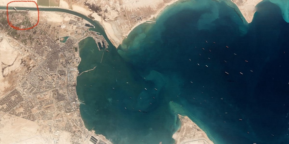 luna llena de finales de marzo y cómo ayudó a liberar el Ever Given -Ever Given, el barco que está ocasionando el bloqueo total del Canal de Suez