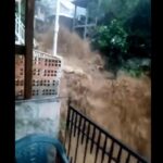chorros de agua en la comuna 20 de Cali