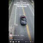 La Liendra conduciendo a alta velocidad en Medellín