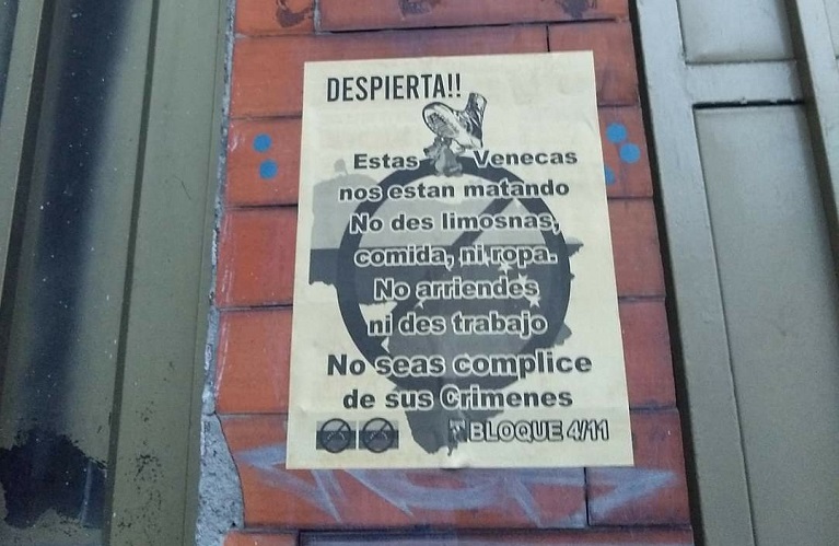 Bogotá se llena de panfletos con mensajes cargados de xenofobia contra los venezolanos