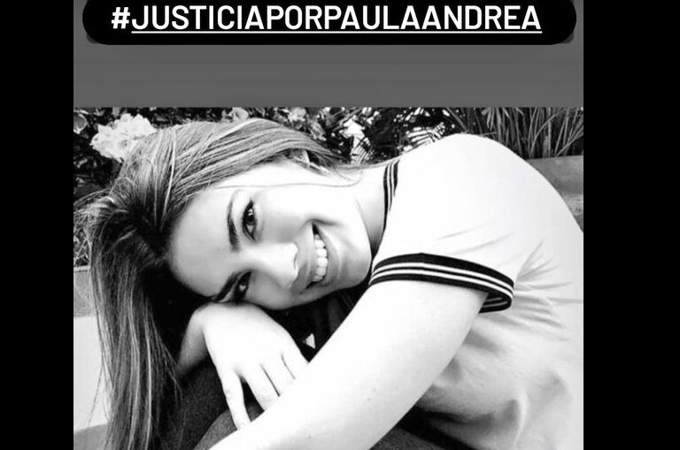 #JusticiaporPaulaAndrea, piden que muerte de Paula Andrea Martínez sea investigada