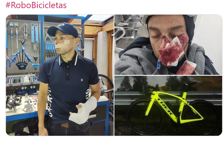 El rostro de Juan Rodríguez dice todo sobre el robo de bicicletas que azota a Bogotá
