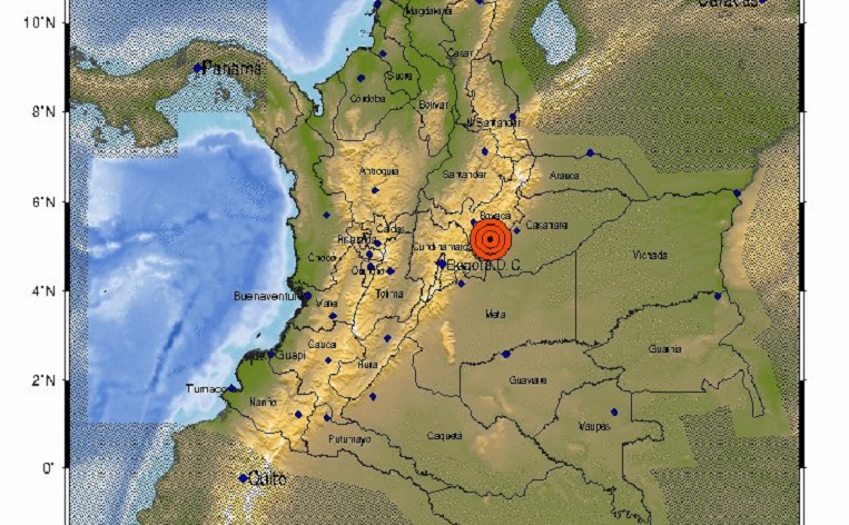 Sismo de 4.3 sacudió a Bogotá y varias ciudades aledañas