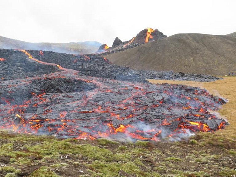 Un software predice la erupción de un volcán islandés