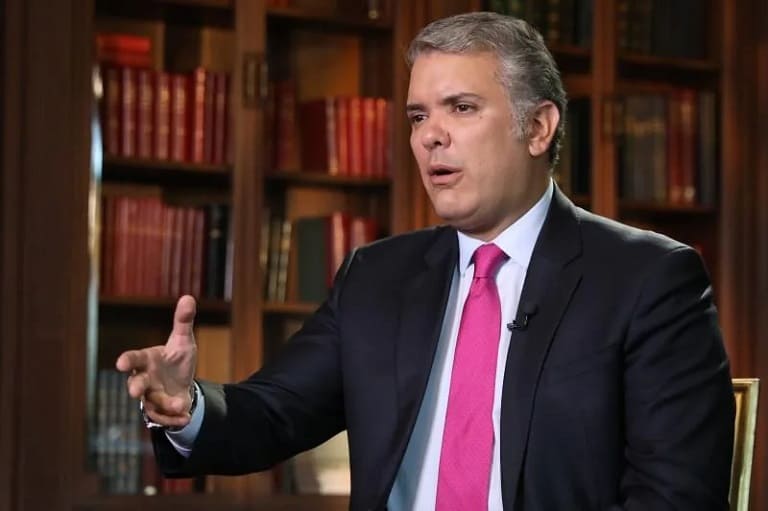 El presidente colombiano, Iván Duque