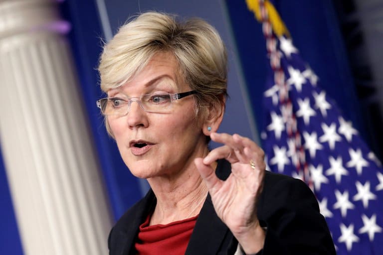 En la imagen, la secretaria de Energía de Estados Unidos, Jennifer Granholm (1)