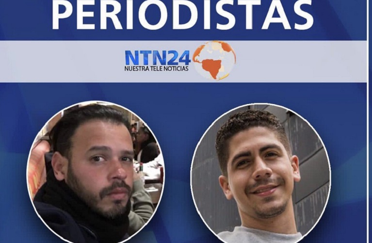 Luis Gonzalo Pérez y Rafael Hernández, los periodistas de NTN24