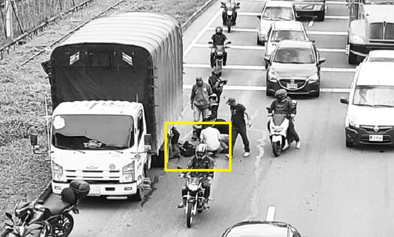 Mortal accidente de motociclista en la avenida Regional de Medellín