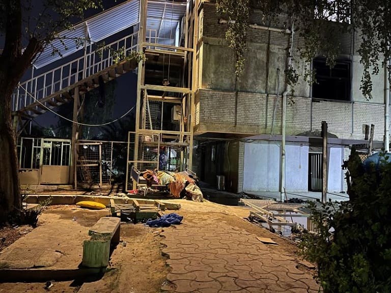 explosión en un hospital de Bagdad