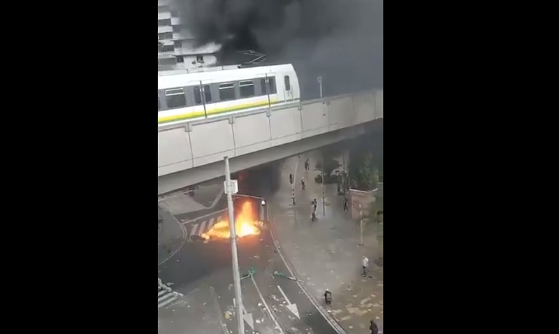 Los videos del Metro de Medellín lleno de humo y lo que pasó