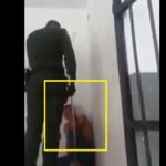 Captan brutal agresión a detenido en estación de La Dorada