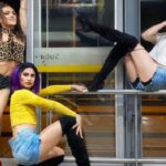 Piisciis, Nova y Axid, las 3 que bailaron Vogue guaracha en Transmilenio