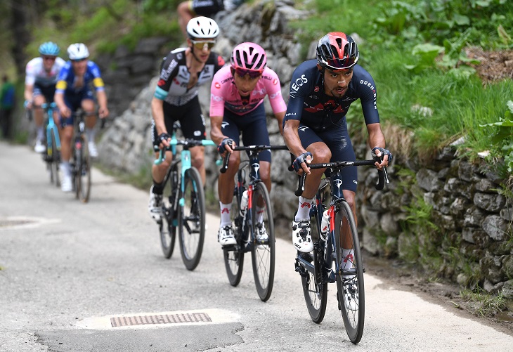 Egan Bernal: la etapa 20 del Giro la ganó Damiano Caruso