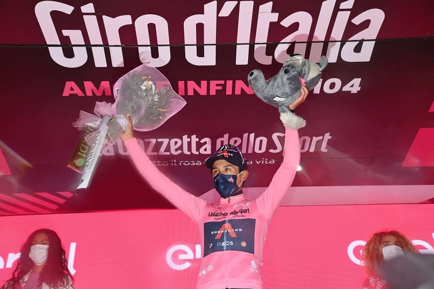 Egan Bernal gana etapa del Giro de Italia