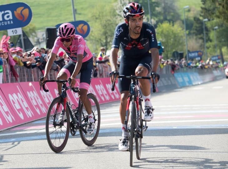 Egan Bernal - Daniel Martínez