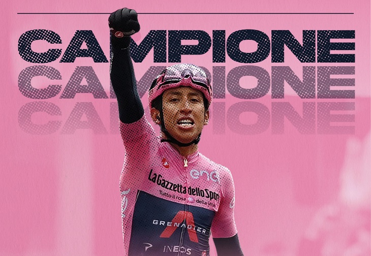 Egan Bernal ganó el Giro de Italia 2021
