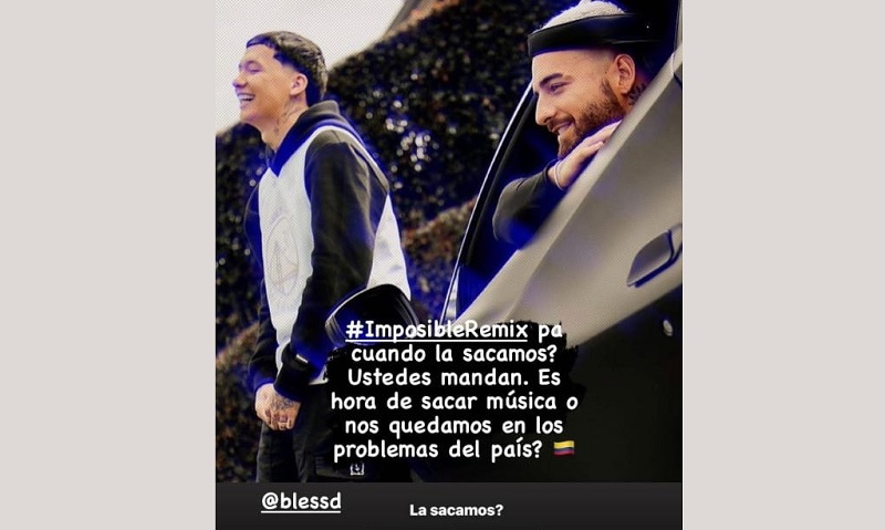 Maluma lanza imposible remix