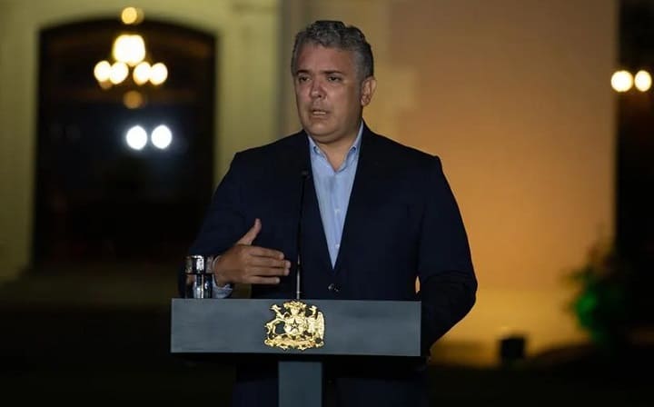 El presidente de Colombia, Iván Duque