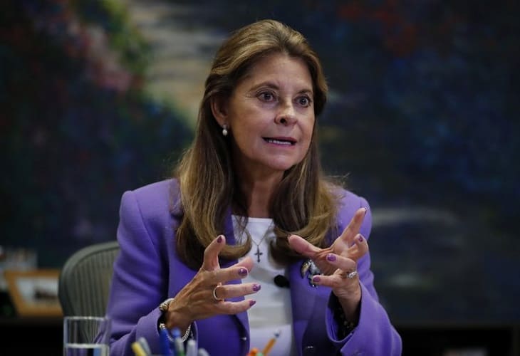 En la imagen, la vicepresidenta de Colombia, Marta Lucía Ramírez. EFE