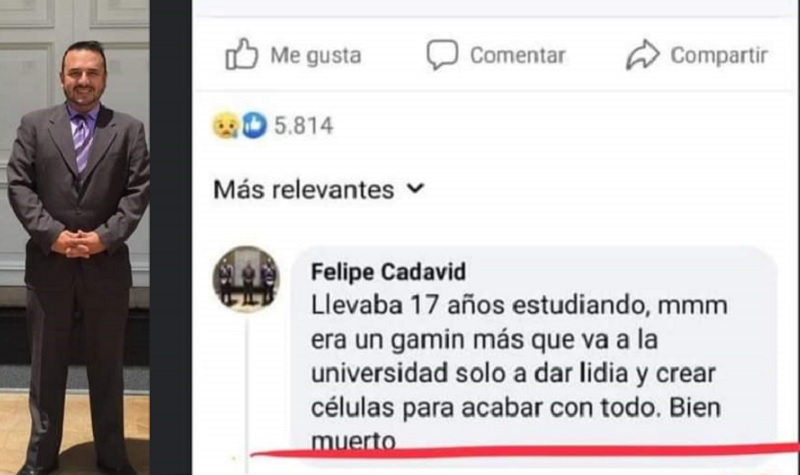 Felipe Cadavid y su frase: “Lucas Villa era un gamín”