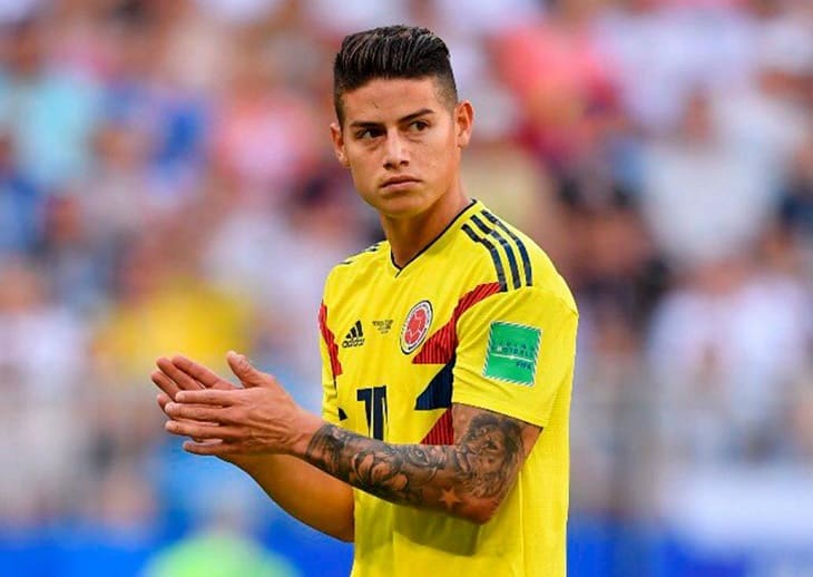 James Rodríguez ha sido desconvocado por bajo nivel