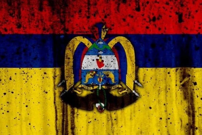 La bandera al revés, el avatar de los que protestan en Colombia