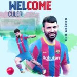 La imagen de bienvenida del FC Barcelona a Sergio Agüero. Facebook Barcelona