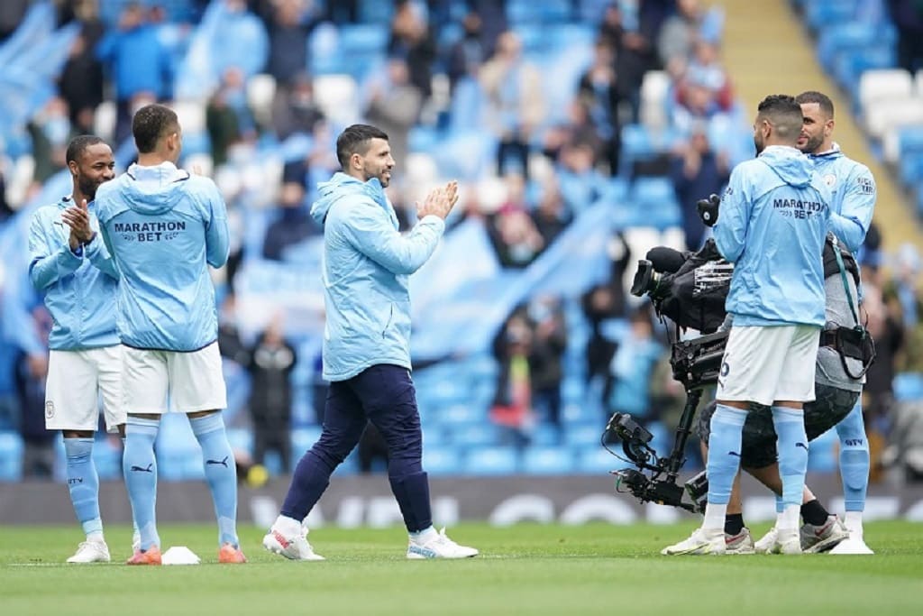 El Manchester City brinda su despedida a Sergio Agüero