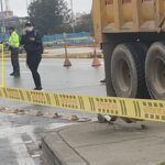 Volqueta arrolla a mujer en Bogotá el 14 de mayo de 2021