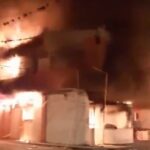 queman la alcaldía del municipio de La Plata