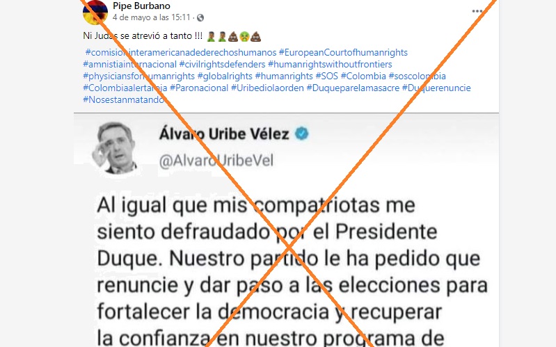 Uribe no le ha pedido la renuncia a Iván Duque