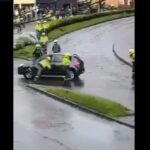 Policía fue arrollado por un 'renegado' en Avenida Paralela de Manizales