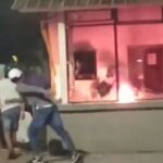 CAI parque de Los Niños y Davivienda fueron incendiados