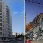 Se desplomó la torre Hanadi en Gaza tras bombardeo israelí