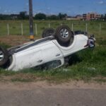 Conductor volcado en El Vivero, en la vía Aguazul- Yopal