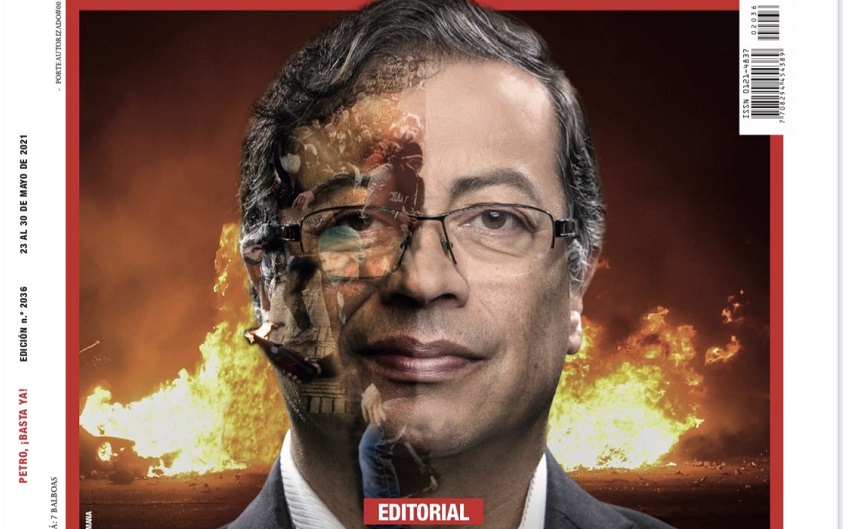 Portada de revista Semana genera furia entre los petristas