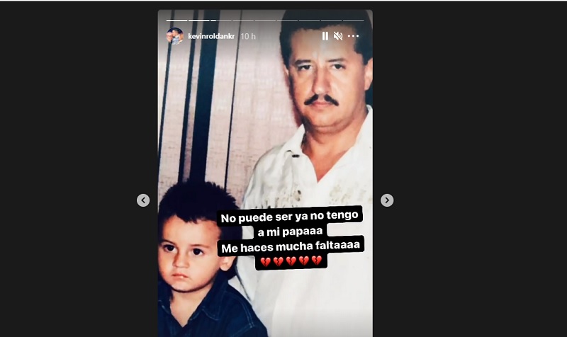 Muerte del papá de Kevin Roldán 