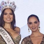 Lupita Jones junto a la Miss universo, Andrea Meza