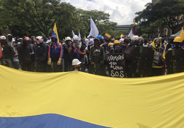 Protestas en Colombia: sin consenso cumplen primer mes