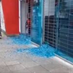 Vándalos dañaron la Olímpica de Plaza 51 de Manizales