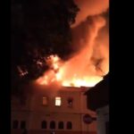 Palacio de Justicia de Tuluá arde completamente este martes