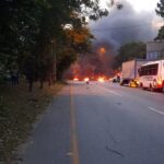 Prenden por tercera vez el peaje de Niquía en Bello