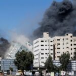 Destruido el edificio al-Jalaa
