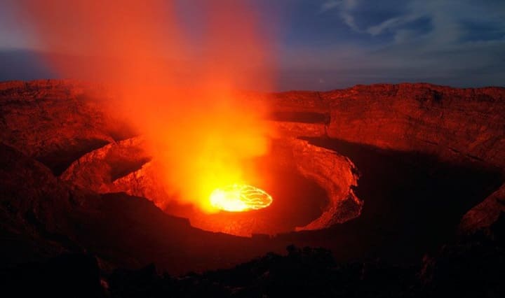 volcán Nyiragongo
